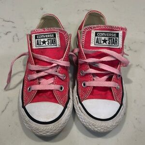 Converse Chuck Taylor. Little girl size 12. Pink